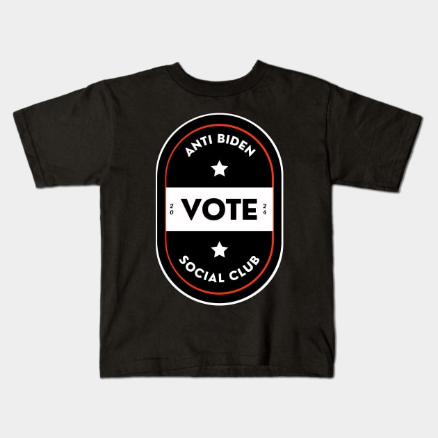 Anti Biden Social Club Kids T-Shirt by GMAT